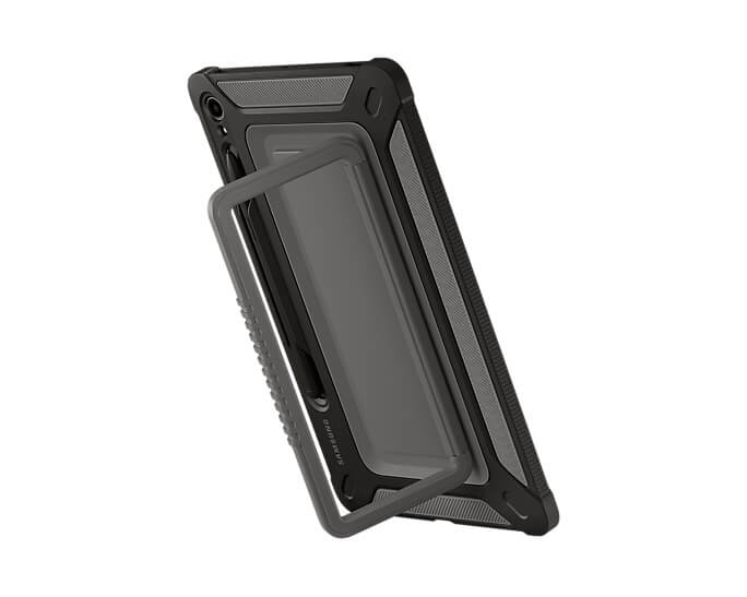 Оригинален Калъф за Samsung Tab S10 Plus/ S9 Plus 12.4", Outdoor Case EF-RX810CBEGWW, Черен (2)