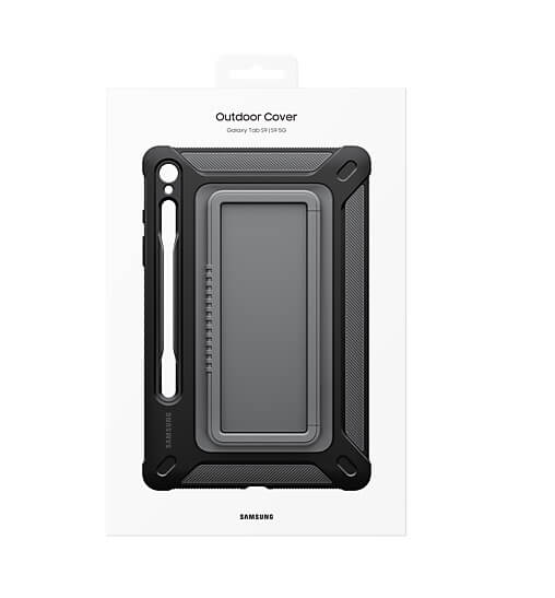 Оригинален Калъф за Samsung Tab S10 Plus/ S9 Plus 12.4", Outdoor Case EF-RX810CBEGWW, Черен (8)