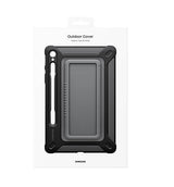 Оригинален Калъф за Samsung Tab S10 Plus/ S9 Plus 12.4", Outdoor Case EF-RX810CBEGWW, Черен (8)