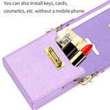 Кожен Калъф за Samsung Z Flip 5, GKK Shoulder Bag Case, Лилав (3)
