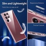 Силиконов Калъф за Samsung S22 Ultra, ESR Project Zero Case, Прозрачен (5)