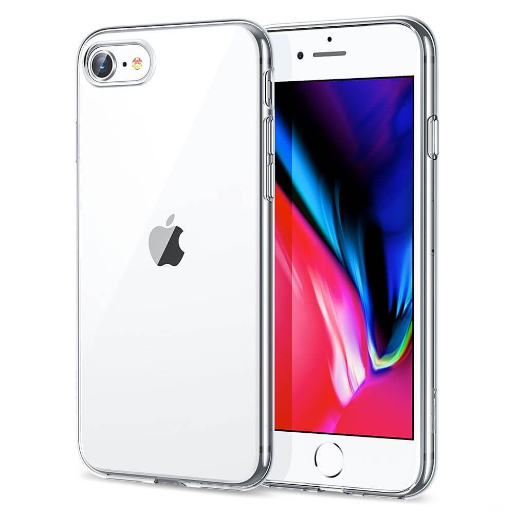 Силиконов Калъф за iPhone SE 2022/2020 8/7, ESR Project Zero Case, Прозрачен (2)