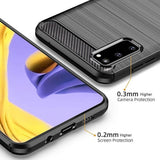 Противоударен Калъф за Samsung S20 FE, Premium Carbon Case, Черен (3)
