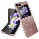 Калъф с Изящна Декорация за Samsung Z Flip 5, Bling Case, Розов