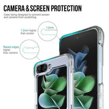 Противоударен Калъф за Samsung Galaxy Z Flip 5, GKK Hybrid Clear Case, Прозрачен (4)