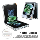 Противоударен Калъф за Samsung Galaxy Z Flip 5, GKK Hybrid Clear Case, Прозрачен (3)