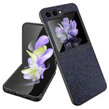 Калъф с Изящна Декорация за Samsung Z Flip 5, Bling Case, Черен