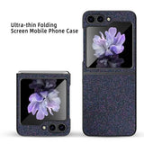 Калъф с Изящна Декорация за Samsung Z Flip 5, Bling Case, Черен (2)