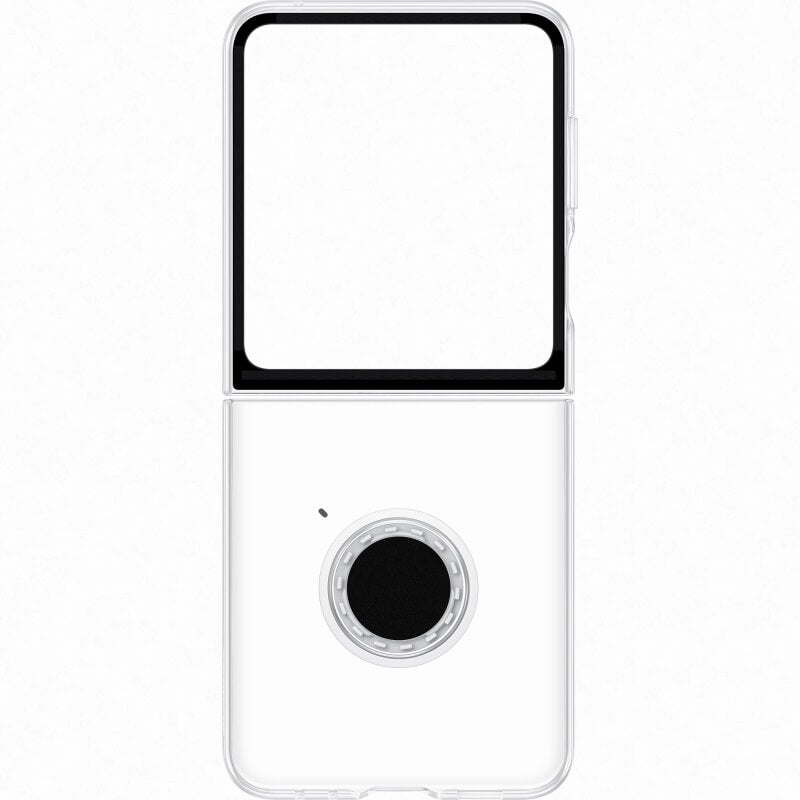 Оригинален Калъф със Зарядно за Samsung Z Flip 5, Starter Pack Case EF-XF73KKTEGWW, Прозрачен (3)