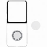 Оригинален Калъф със Зарядно за Samsung Z Flip 5, Starter Pack Case EF-XF73KKTEGWW, Прозрачен (2)