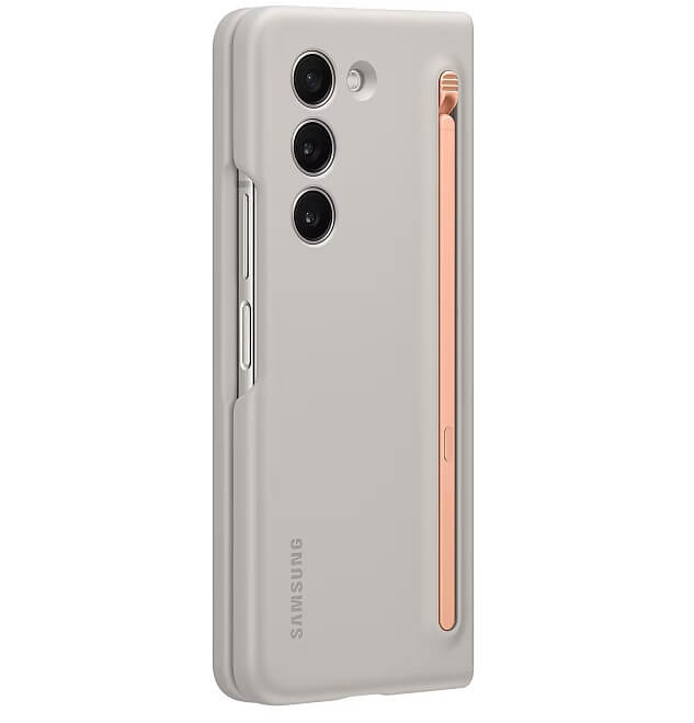 Оригинален Калъф с Писалка за Samsung Z Fold 5, Slim S Pen Case EF-OF94PCUEGWW, Бежов (2)
