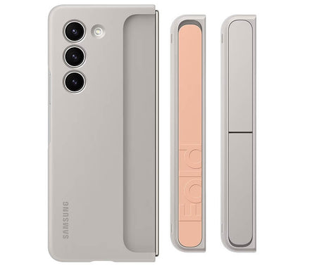 Оригинален Калъф с Каишка за Samsung Z Fold 5, Standing Strap Case, EF-MF946CUEGWW, Бежов