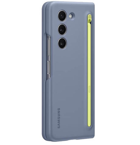Оригинален Калъф с Писалка за Samsung Z Fold 5, Slim S Pen Case EF-OF94PCLEGWW, Син (4)