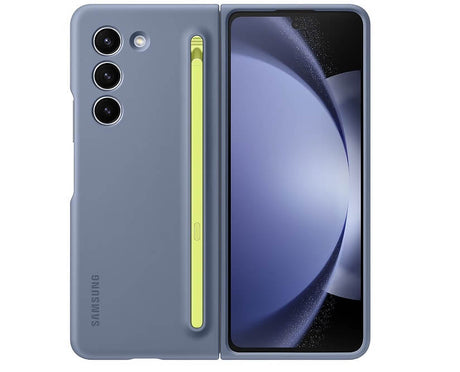 Оригинален Калъф с Писалка за Samsung Z Fold 5, Slim S Pen Case EF-OF94PCLEGWW, Син (2)