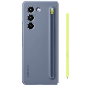 Оригинален Калъф с Писалка за Samsung Z Fold 5, Slim S Pen Case EF-OF94PCLEGWW, Син