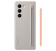 Оригинален Калъф с Писалка за Samsung Z Fold 5, Slim S Pen Case EF-OF94PCUEGWW, Бежов