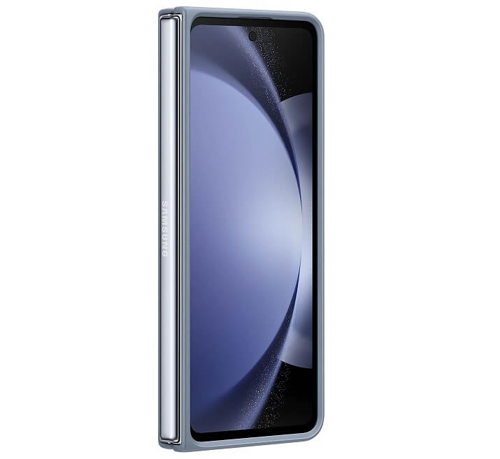 Оригинален Кожен Калъф за Samsung Z Fold 5, Eco-Leather Case EF-VF946PLEGWW, Син (2)