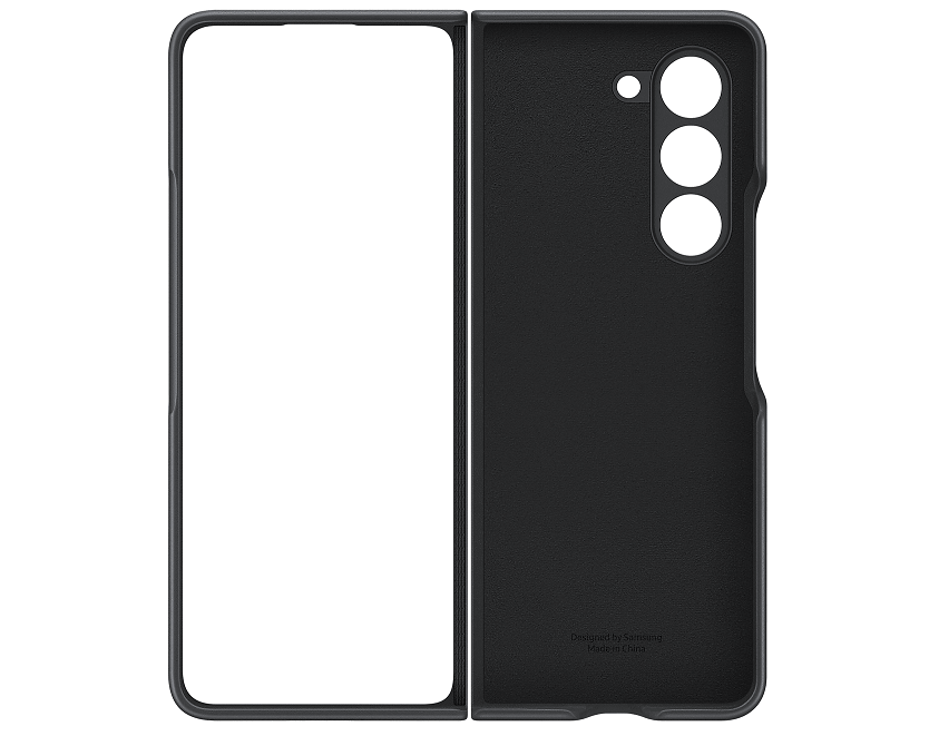 Оригинален Кожен Калъф за Samsung Z Fold 5, Eco-Leather Case EF-VF946PBEGWW, Черен (4)