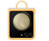 Оригинален Силиконов Калъф Samsung Z Flip 5, Silicone Ring Cover Case EF-PF731TOEGWW, Жълт (3)
