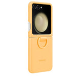 Оригинален Силиконов Калъф Samsung Z Flip 5, Silicone Ring Cover Case EF-PF731TOEGWW, Жълт