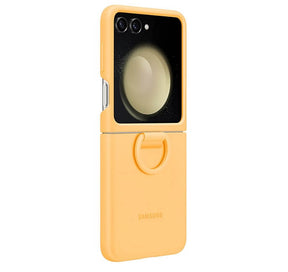Оригинален Силиконов Калъф Samsung Z Flip 5, Silicone Ring Cover Case EF-PF731TOEGWW, Жълт