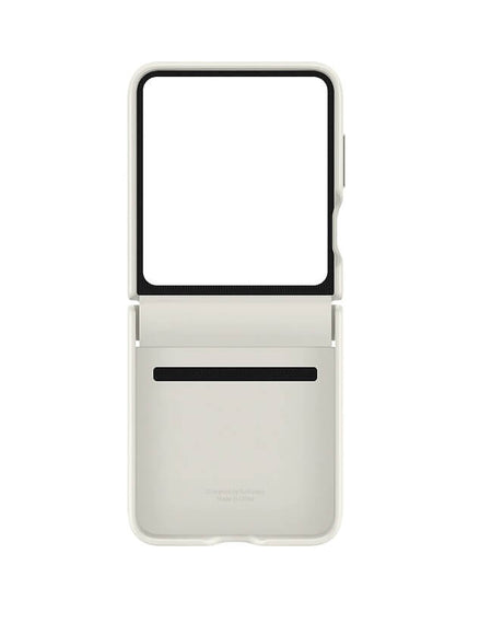 Оригинален Кожен Калъф Samsung Z Flip 5, Flap Eco Leather Case EF-VF731PUEGWW, Бежов (4)