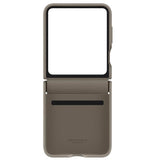 Оригинален Кожен Калъф Samsung Z Flip 5, Flap Eco Leather Case EF-VF731PAEGWW, Кафяв (4)