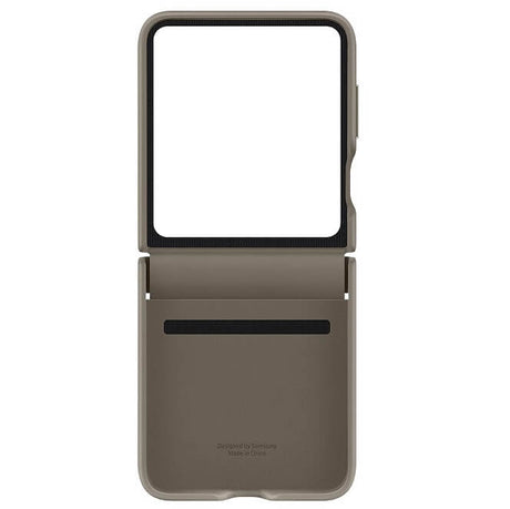 Оригинален Кожен Калъф Samsung Z Flip 5, Flap Eco Leather Case EF-VF731PAEGWW, Кафяв (4)