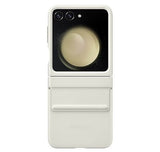 Оригинален Кожен Калъф Samsung Z Flip 5, Flap Eco Leather Case EF-VF731PUEGWW, Бежов