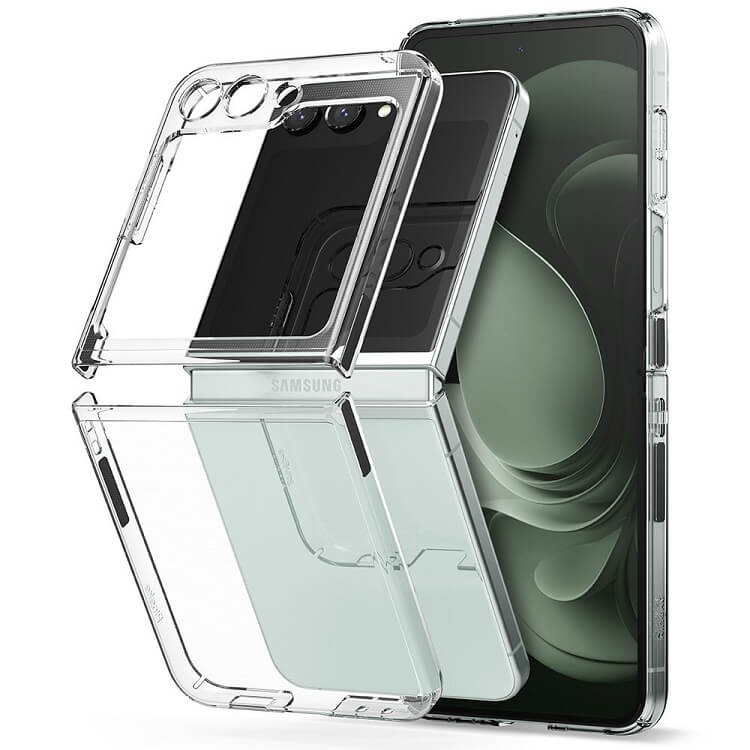 Тънък Калъф за Samsung Z Flip 5, Ringke Slim Case, Прозрачен (2)