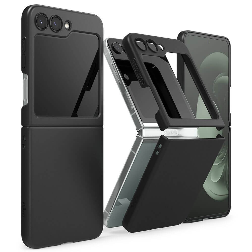 Тънък Калъф за Samsung Z Flip 5, Ringke Slim Case, Черен