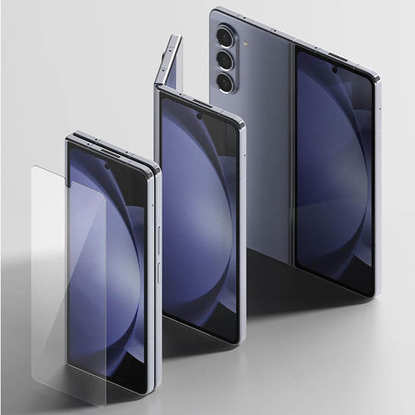 Стъклен Протектор за Samsung Z Fold 5, Ringke Tempered Glass, Прозрачен (3)