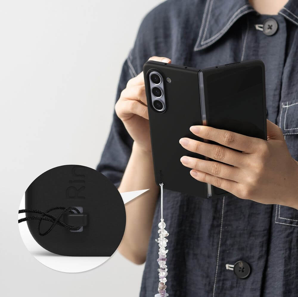 Тънък Калъф за Samsung Z Fold 5, Ringke Slim Case, Черен (7)