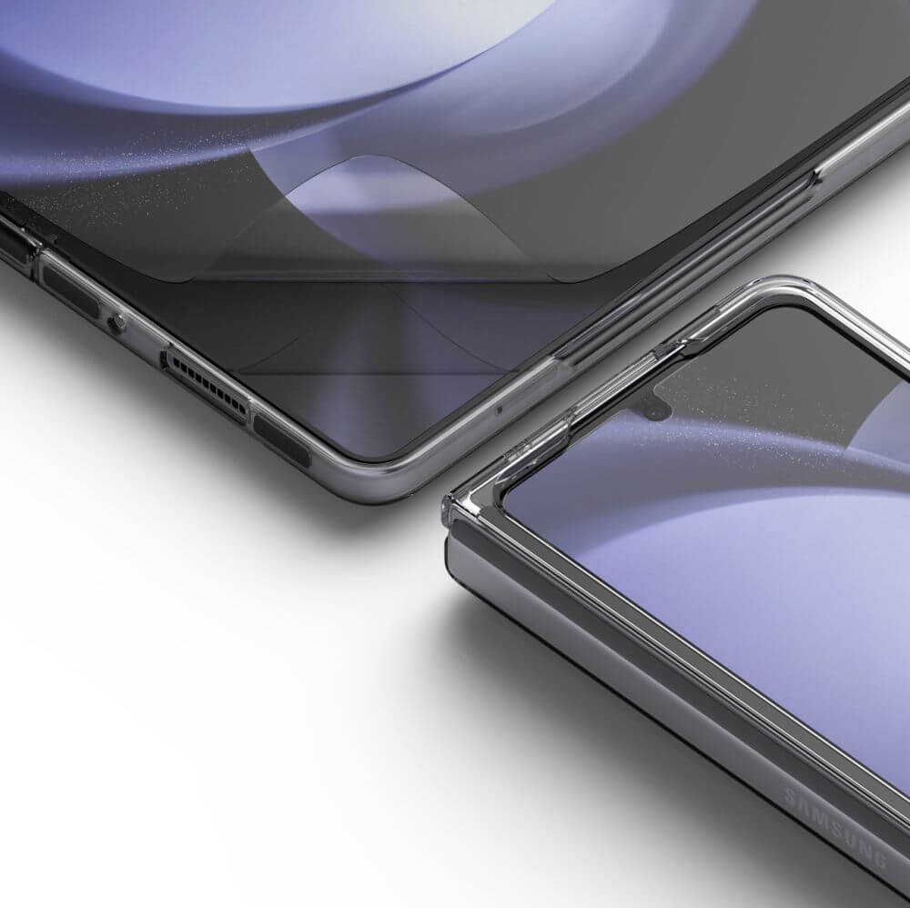 Комплект Протектори за Samsung Z Fold 5, Ringke Dual Easy Film Glass, Прозрачен (3)