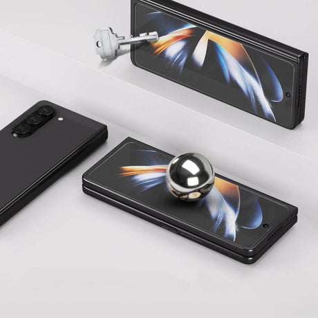 Протектор за Външния Дисплей за Samsung Z Fold 5, Whitestone Dome UV Glass x2, Прозрачен (2)