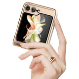 Дамски Калъф с Предпазител за Samsung Z Flip 5, Supcase Iblsn Cosmo Marble, Розов (3)