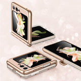 Дамски Калъф с Предпазител за Samsung Z Flip 5, Supcase Iblsn Cosmo Marble, Розов (5)