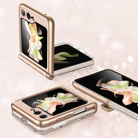 Дамски Калъф с Предпазител за Samsung Z Flip 5, Supcase Iblsn Cosmo Marble, Розов (5)
