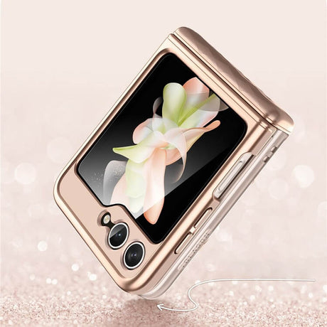 Дамски Калъф с Предпазител за Samsung Z Flip 5, Supcase Iblsn Cosmo Marble, Розов (4)