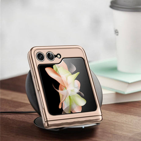 Дамски Калъф с Предпазител за Samsung Z Flip 5, Supcase Iblsn Cosmo Marble, Розов (7)