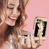 Дамски Калъф с Предпазител за Samsung Z Flip 5, Supcase Iblsn Cosmo Marble, Розов (8)