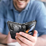 Противоударен Калъф за Samsung Z Fold 5, Supcase Iblsn ArmorBox Pen, Черен (8)