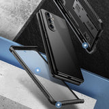 Противоударен Калъф за Samsung Z Fold 5, Supcase Iblsn ArmorBox Pen, Черен (4)