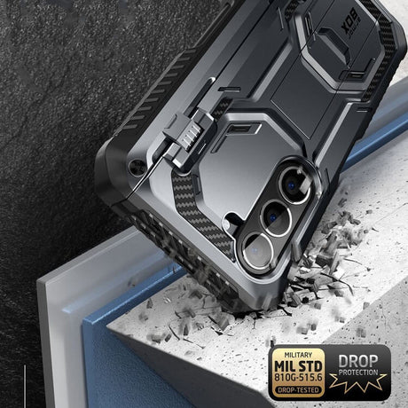 Противоударен Калъф за Samsung Z Fold 5, Supcase Iblsn ArmorBox Pen, Черен (3)