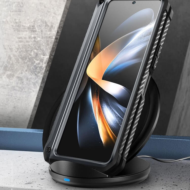 Противоударен Калъф за Samsung Z Fold 5, Supcase Iblsn ArmorBox Pen, Черен (6)
