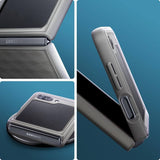 Противоударен Калъф за Samsung Z Flip 5, Spigen Caseology Parallax, Сив (6)