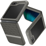 Противоударен Калъф за Samsung Z Flip 5, Spigen Caseology Parallax, Сив