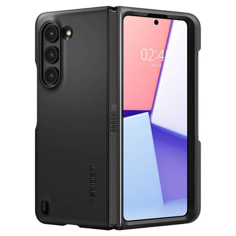 Калъф с S Pen Поставка за Samsung Z Fold 5, Spigen Thin Fit Pen Case, Черен (2)