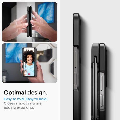 Калъф с S Pen Поставка за Samsung Z Fold 5, Spigen Thin Fit Pen Case, Черен (7)