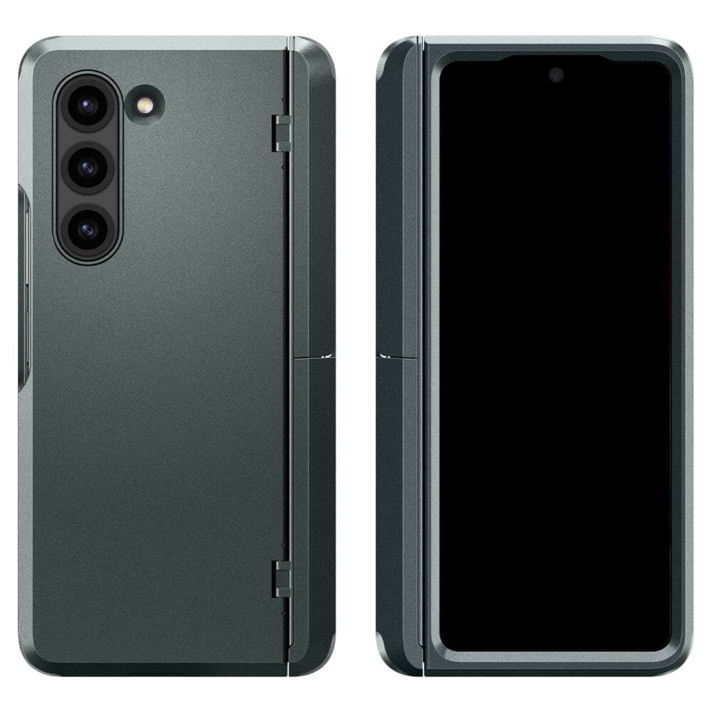 Калъф с Pen Поставка и Предпазител за Samsung Z Fold 5, Spigen Tough Armor Pro Case, Зелен (3)
